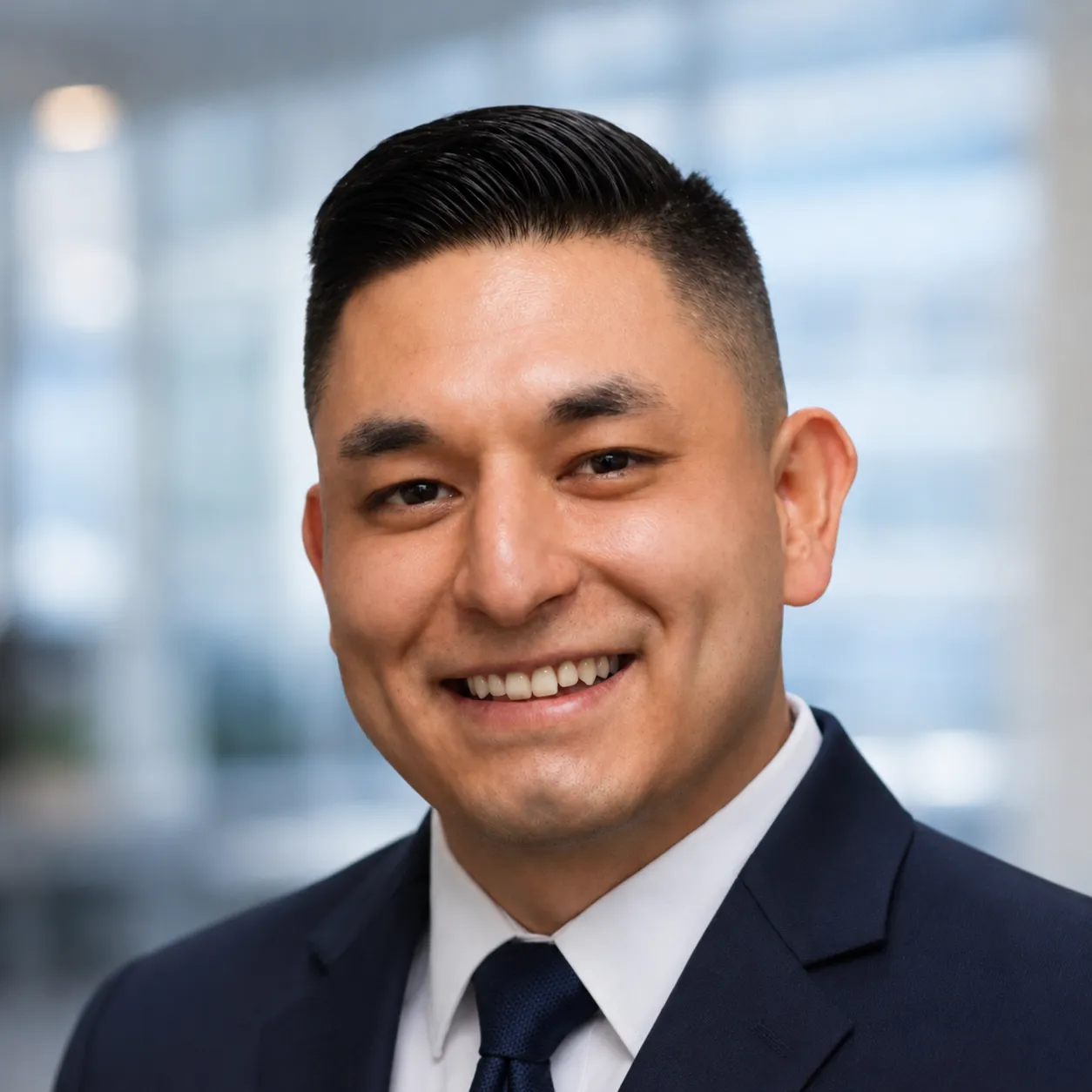Portrait of Saul Diaz, founder and Chief Executive Officer of Saber Strategic Solutions